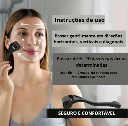 Rolo de  Micro agulha para Beleza Facial